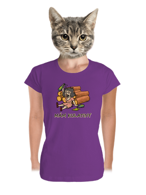 Mám kulatiny dámské tričko premium Purple