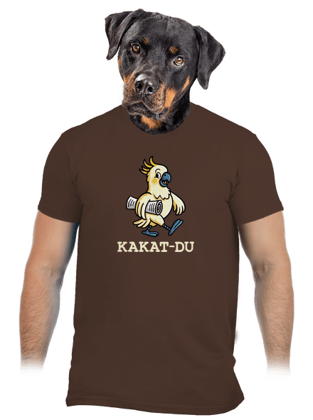 Kakat-du pánské tričko Brown