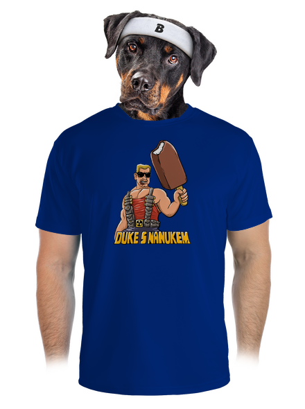 Duke s nanukem pánské sportovní tričko Royal Blue Mal