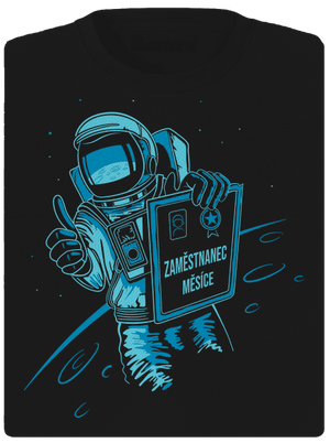 Zaměstnanec měsíce dámské sportovní tričko Black