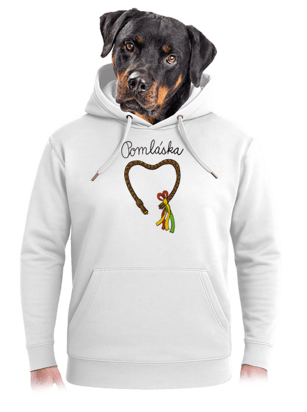 Pomláska unisex mikina premium Snowwhite