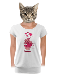 dámské tričko s lemem