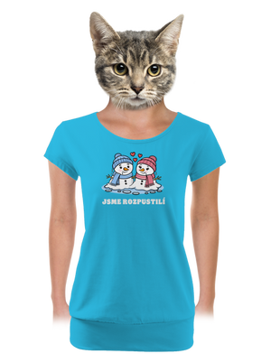 dámské tričko s lemem