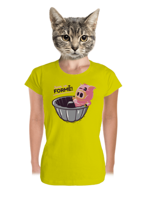 Ve formě dámské tričko premium Lemon