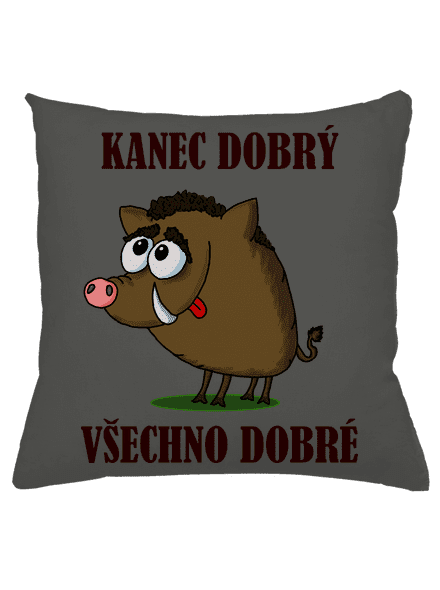 Kanec dobrý polštář Gray Pol