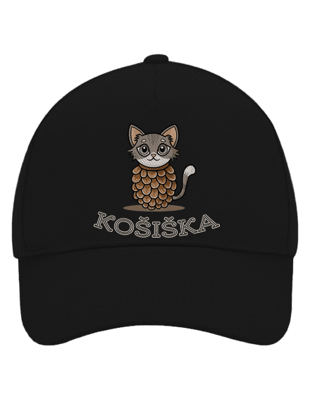 Košiška kšiltovka baseballka Black