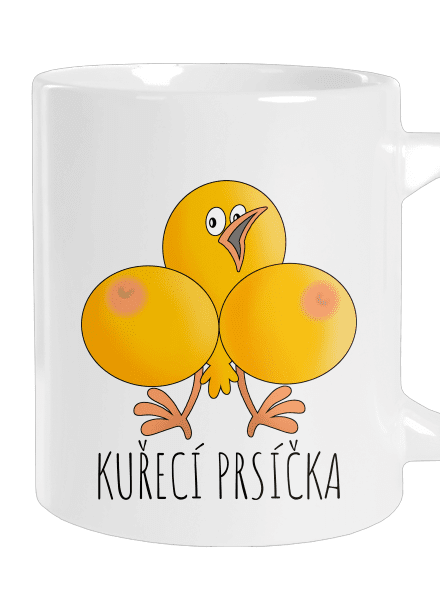 Kuřecí prsíčka velký hrnek White