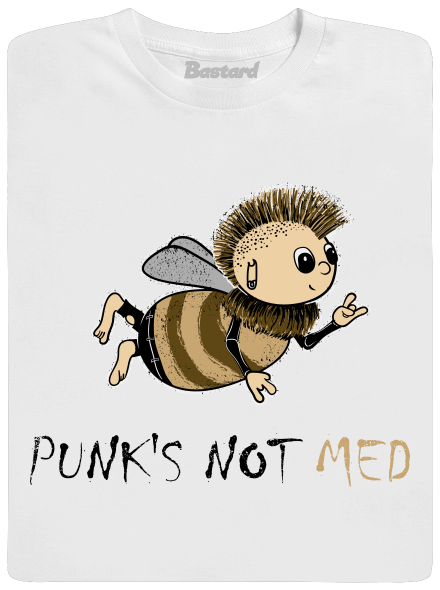 Punks Not Med pánské tričko White