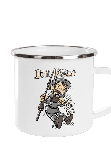 Don Kýchot plecháček White