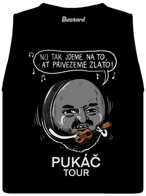 Pukáč tour dámské tílko volné Black