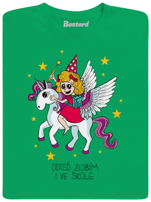 Holka ve škole dětské tričko Kelly Green