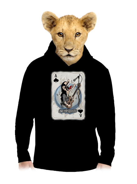 Ace of Spades dětská mikina klokanka Black
