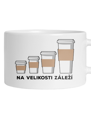 Na velikosti záleží hrnek makronka White