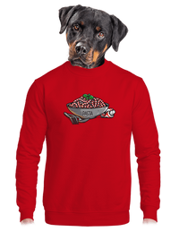 unisex mikina bez kapuce