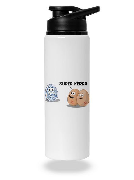 Super kérka lahev na vodu White