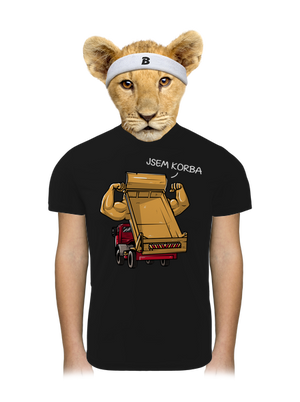 Korba dětské sportovní tričko Black