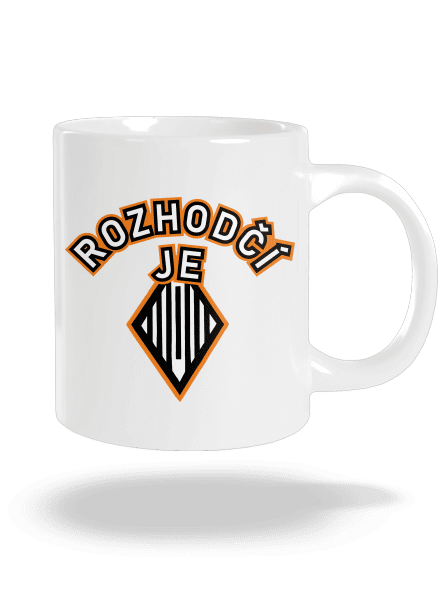 Rozhodčí velký hrnek White