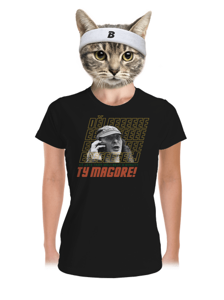 B18: Jiří Kára dámské sportovní tričko Black