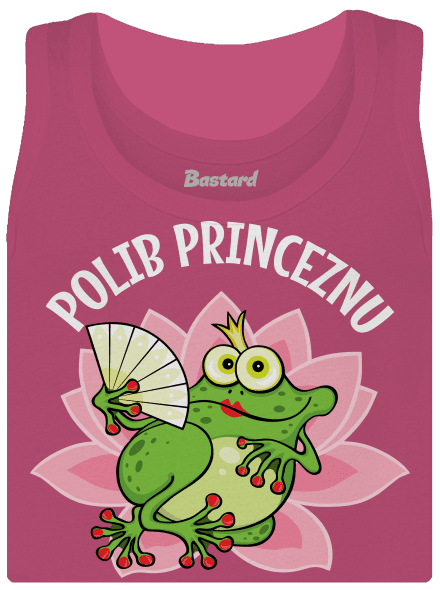 Polib princeznu a prince dámské tílko klasické Magenta