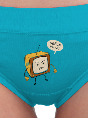 Nečum na mě dámské kalhotky Turquoise