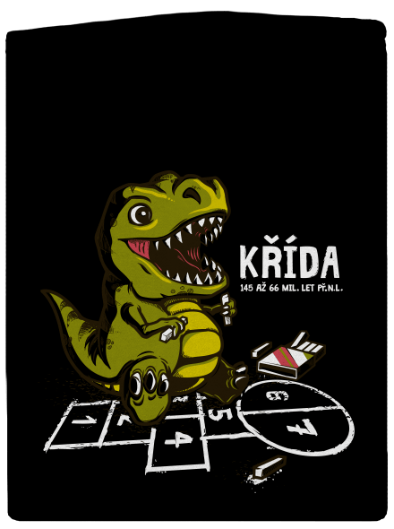 Křída pánská mikina na zip Black