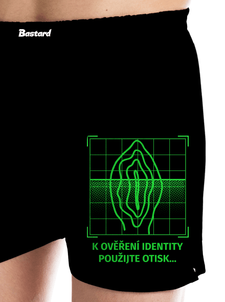 Identita pánské trenky Black