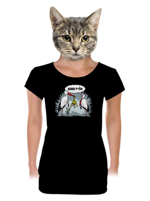 dámské tričko s lemem