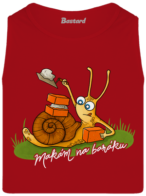 Makám na baráku pánské tílko Red