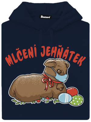 Mlčení jehňátek pánská mikina klokanka Navy