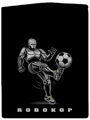 Robokop pánská mikina na zip Black