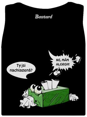 Mám alergii dámské tílko klasické Black