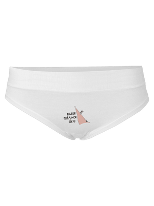 Miluju jízdu dámské kalhotky White