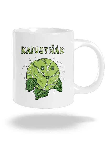 Kapustňák velký hrnek White
