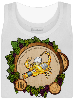 Vinný horoskop: Štír dámské tílko klasické White