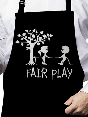 Fair play zástěra Black