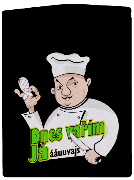 Dnes vařím já dámská mikina na zip Black