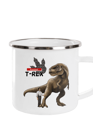 Komisař T-Rex plecháček White