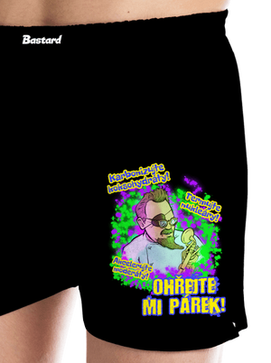 Ohřejte mi párek pánské trenky Black