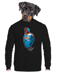 unisex mikina bez kapuce