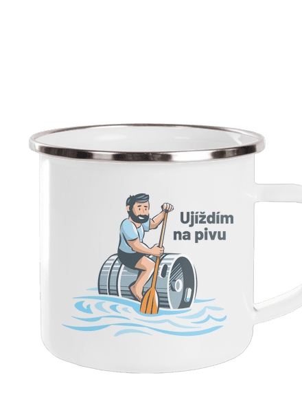 Ujíždím na pivu plecháček White