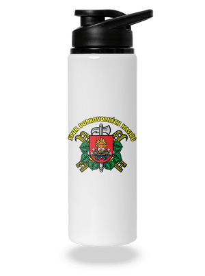 Spor dobrovolných hasičů lahev na vodu White