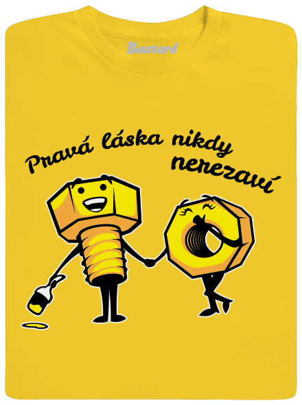 Pravá láska dětské tričko Gold