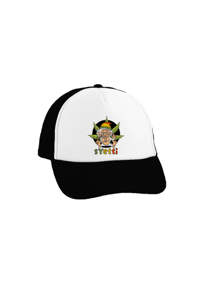 SYetti kšiltovka truckerka Black cap