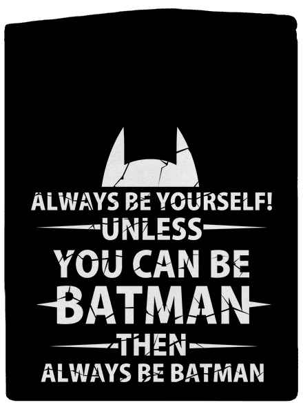 Batman pánská mikina na zip Black