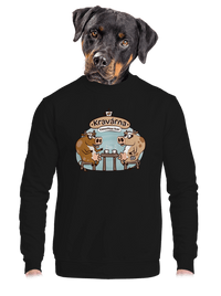 unisex mikina bez kapuce