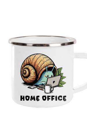 Šnekův home office plecháček White
