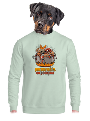 Co Doom dal unisex mikina bez kapuce Blush Mint