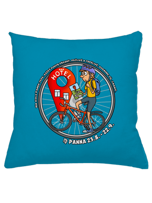 Cyklistický horoskop: Panna polštář Blue Turquoise