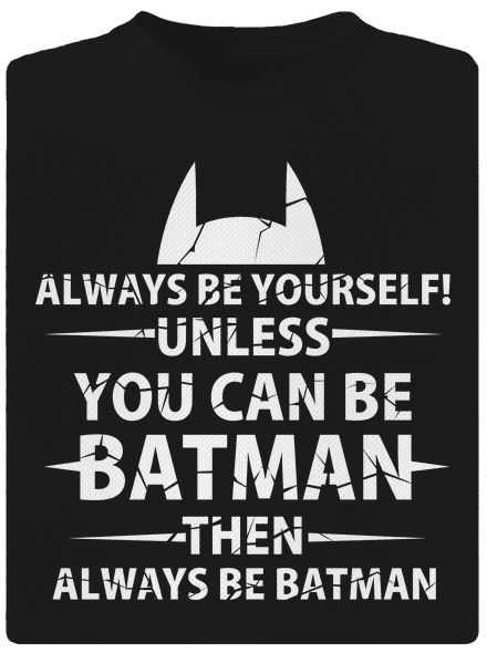 Batman pánské sportovní tričko Black