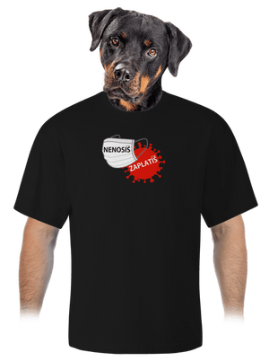 Nenosíš zaplatíš unisex tričko oversized Black